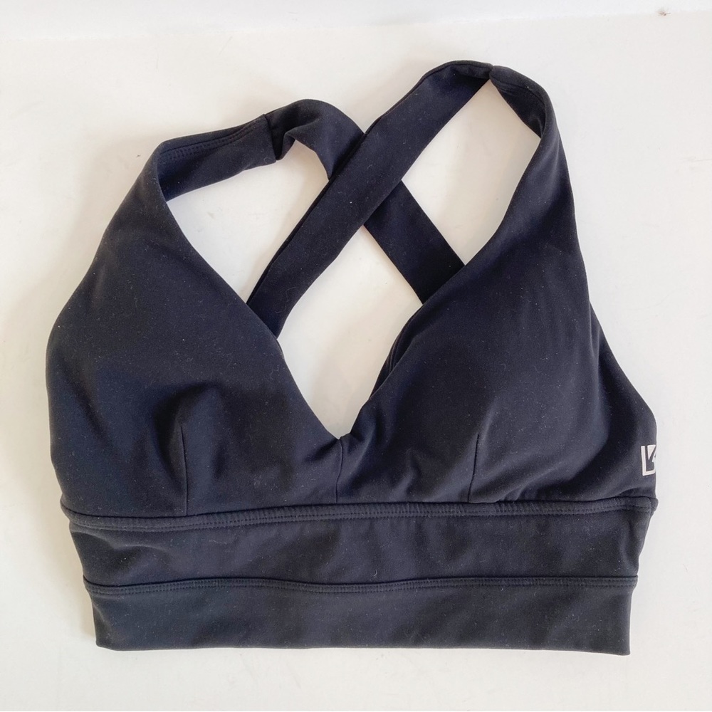 Black Crisscross Sports Bra